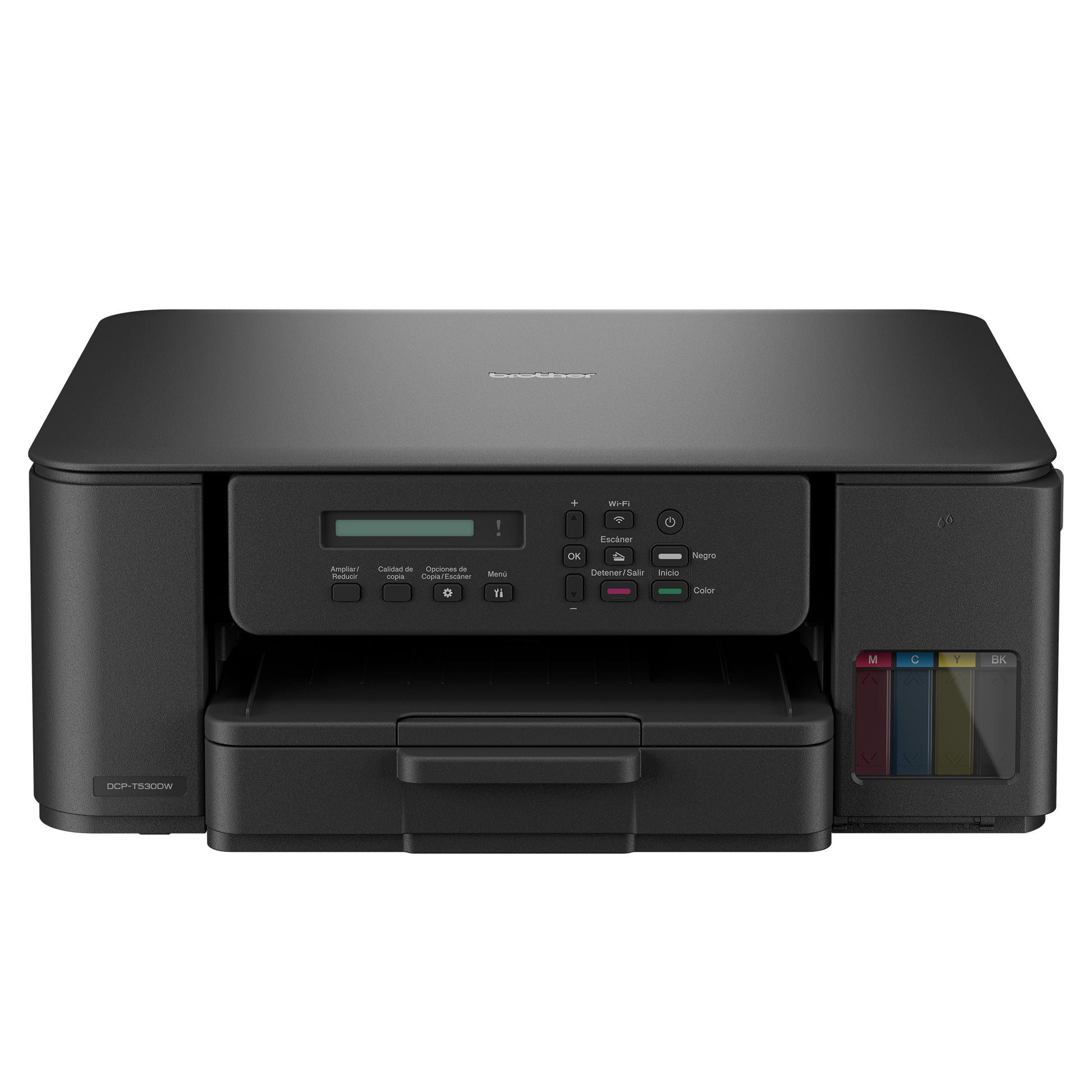 Impresora 3 en 1 de inyección de tinta continua a color DCP-T530DW de la serie InkBenefit Tank de Brother con conectividad inalámbrica e impresión dúplex