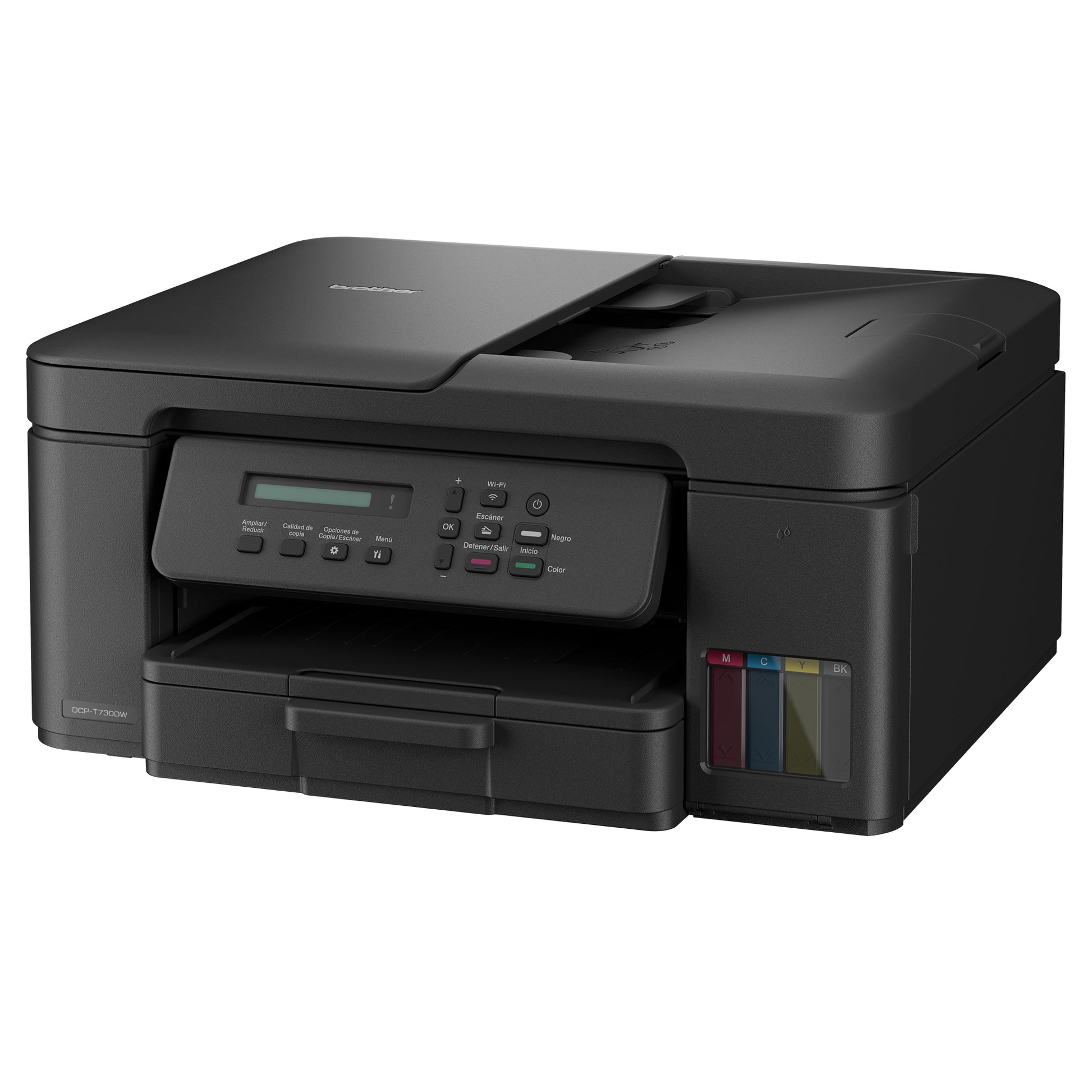 Impresora 3 en 1 de inyección de tinta a color DCP-T730DW de la serie InkBenefit Tank de Brother con conectividad inalámbrica e impresión dúplex