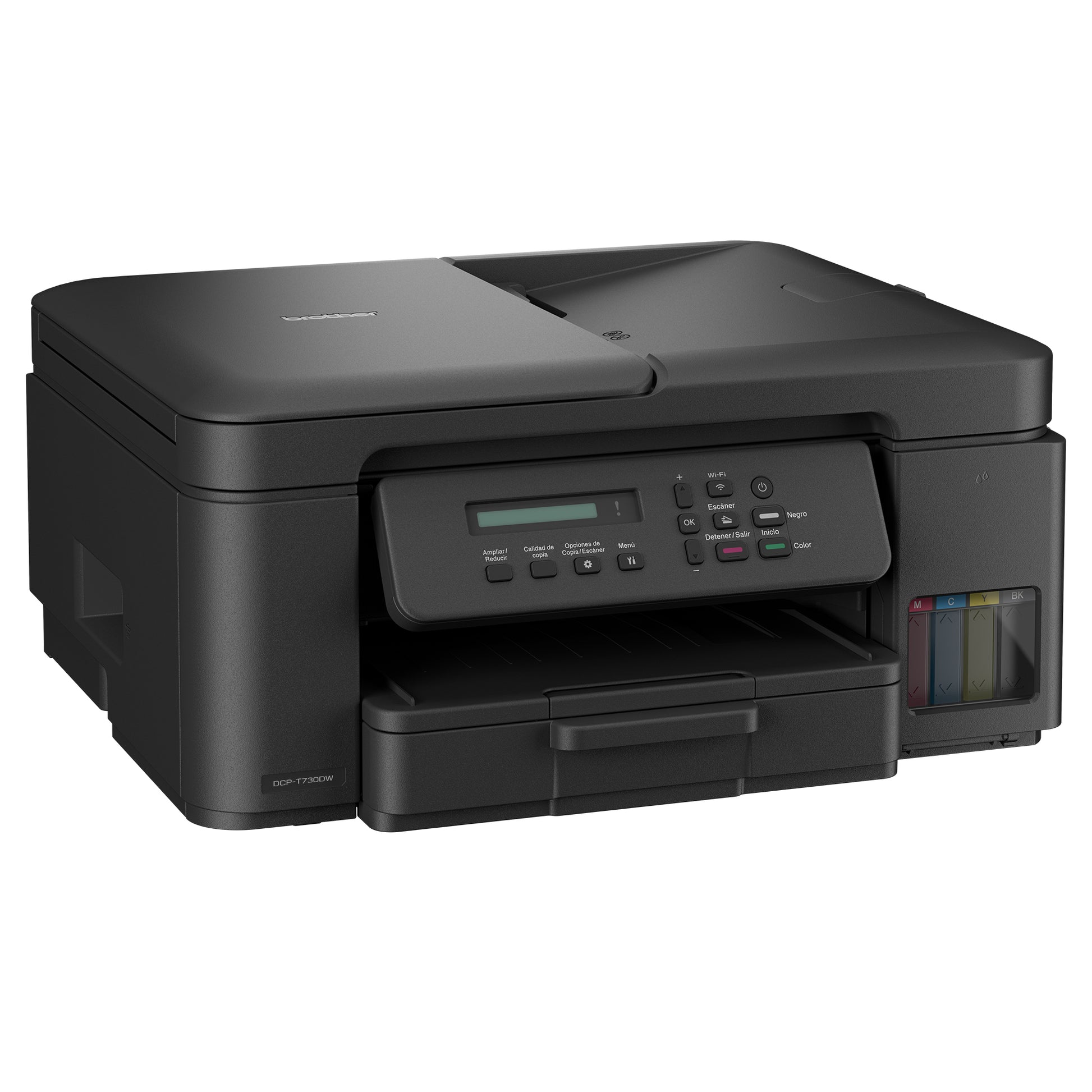 Impresora 3 en 1 de inyección de tinta a color DCP-T730DW de la serie InkBenefit Tank de Brother con conectividad inalámbrica e impresión dúplex