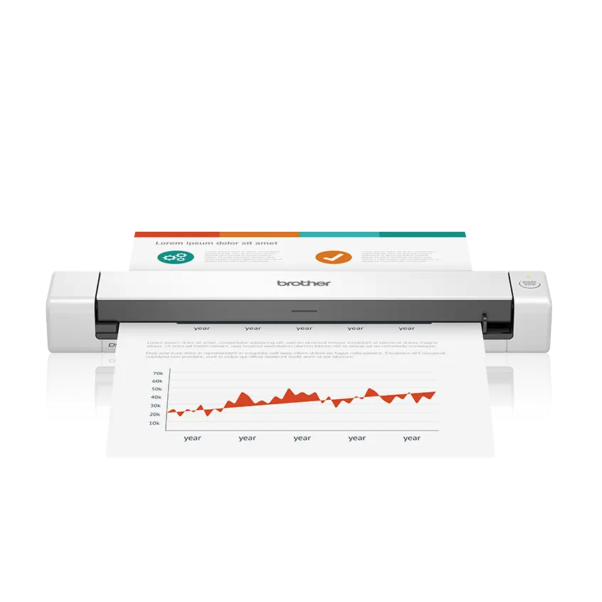 Escáner portátil de 15ppm, conectividad USB 3.0