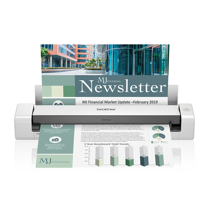 Escáner portátil Dúplex de 16 ppm y 30 ipm, conectividad USB 3.0, alimentador de páginas U-path.