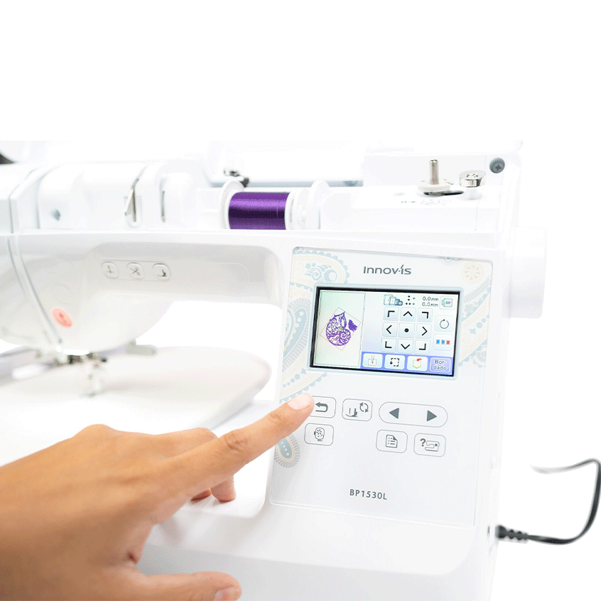 Máquina bordadora semi profesional