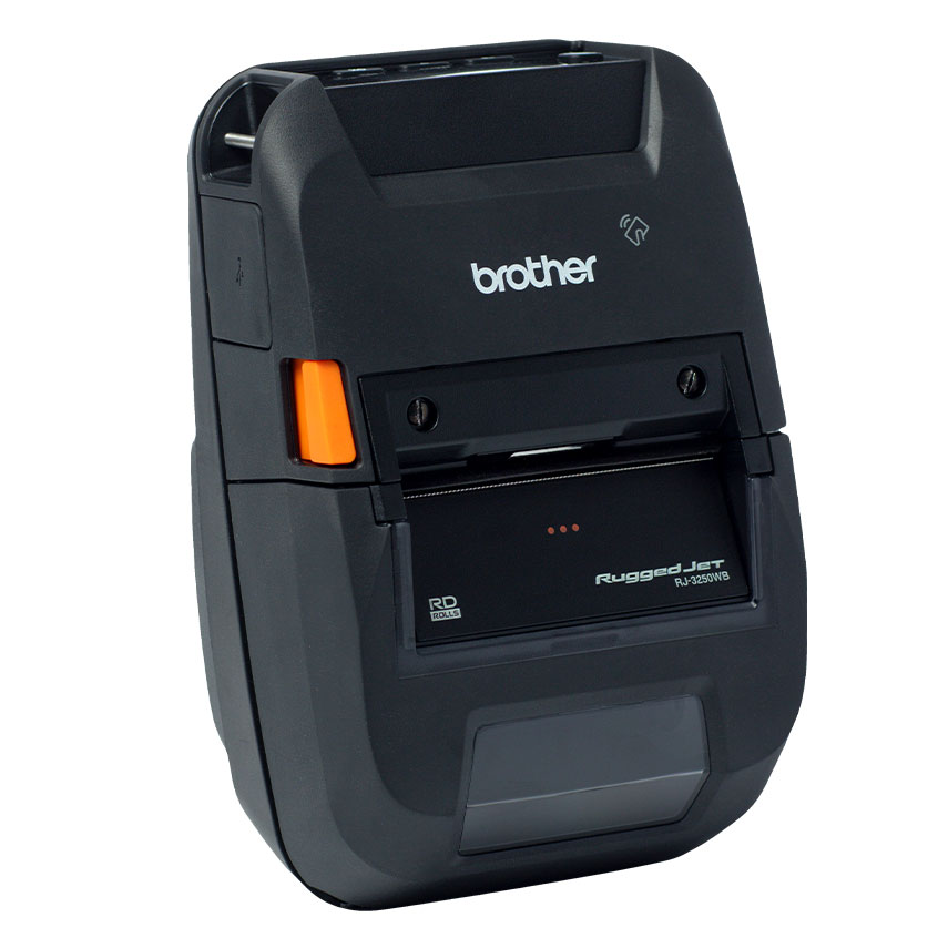 Impresora portátil, térmica directa de 3" con Wi-Fi, tecnología inalámbrica Bluetooth y batería.