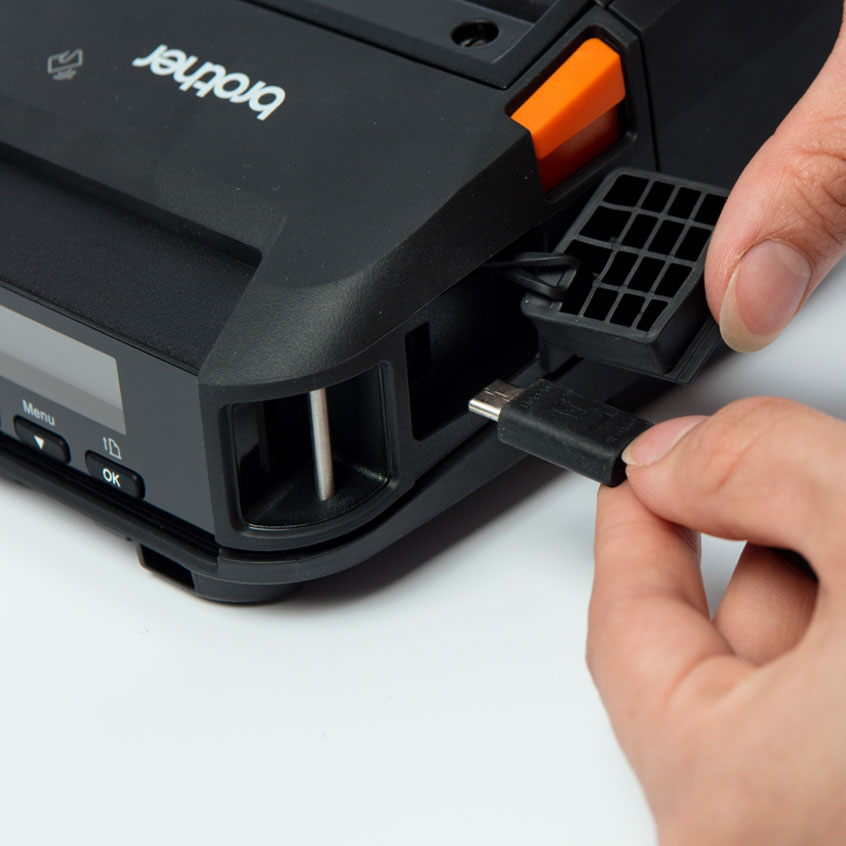 Impresora portátil, térmica directa de 3" con Wi-Fi, tecnología inalámbrica Bluetooth y batería.