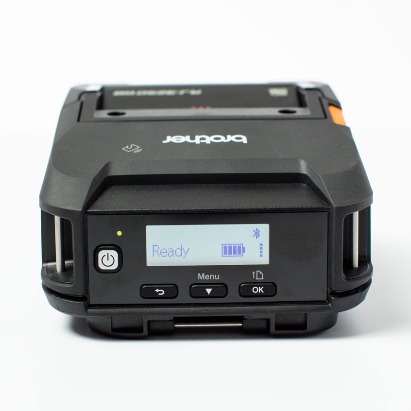 Impresora portátil, térmica directa de 3" con Wi-Fi, tecnología inalámbrica Bluetooth y batería.