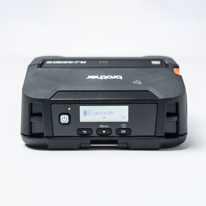 Impresora portátil robusta de 4 pulgadas con tecnología inalámbrica Wi-Fi y Bluetooth y batería inteligente de iones de litio.