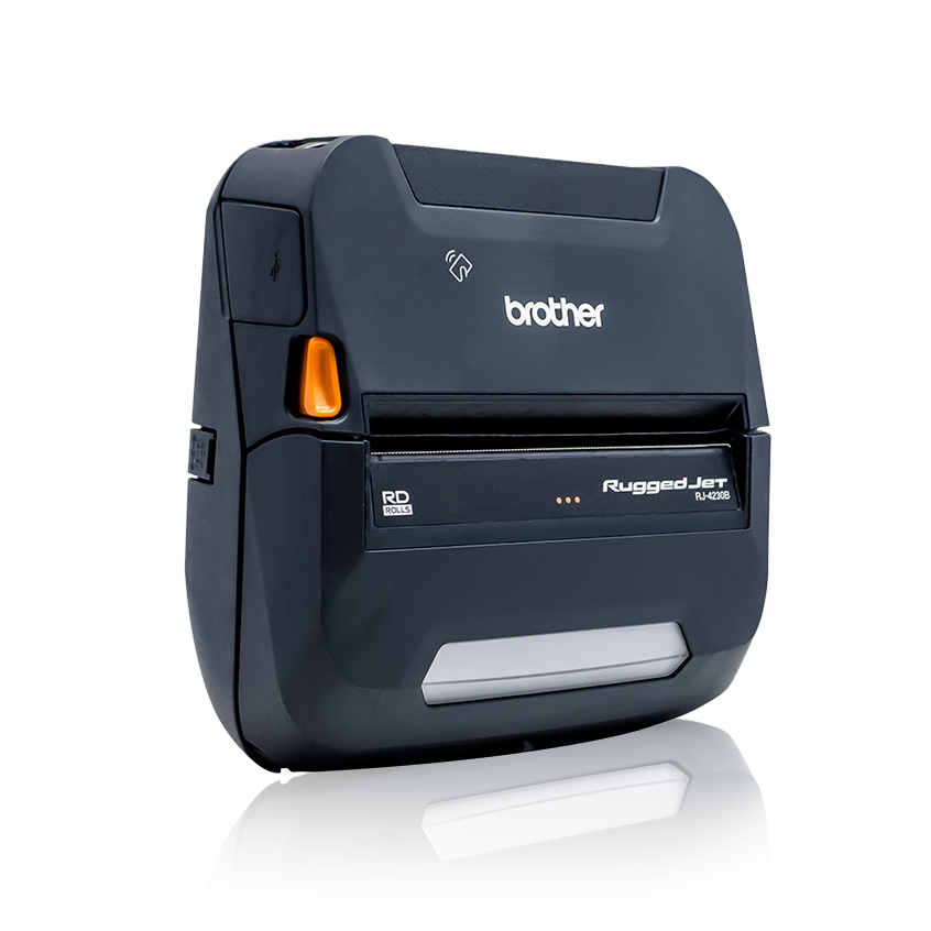 Impresora portátil térmica directa de 4" con conectividad Bluetooth, MFi y batería.