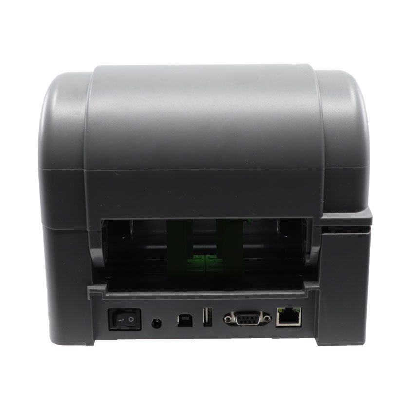 Impresora de escritorio de transferencia térmica de 4 pulgadas con USB/Host USB/serie/LAN Ethernet
