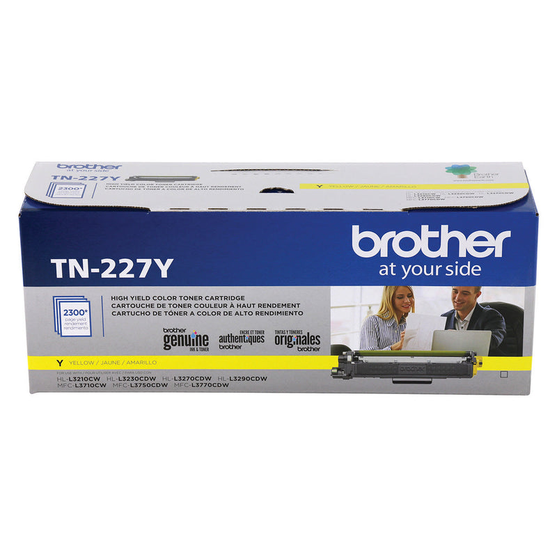 Tóner Brother TN227Y / Amarillo / 2300 páginas / HL L3210CW / HL L3230CDW / HL L3270CDW