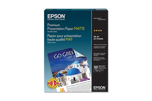 Premium Presentation Paper Matte, 8.5" x 11", 50 hojas